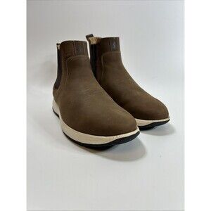 Johnston & Murphy Men's Felder Chelsea Boot Brown Leather Sheepskin Size 9,5